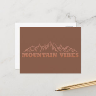 Cartão Postal De Festividades aventura em vibes de montanha