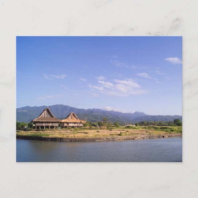 Cartão Postal De Festividades Bagac, Bataan, Filipinas (Frente)