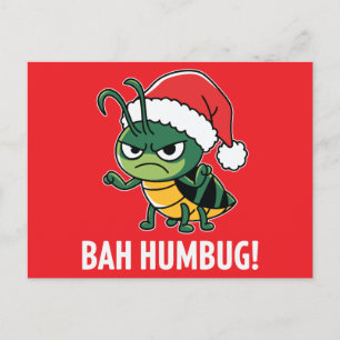 Cartão Postal De Festividades Bah Humbug