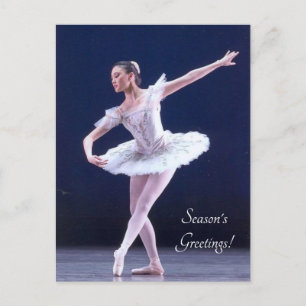 Cartão Postal De Festividades bailarina quebra-nozes
