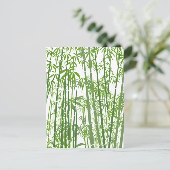 Cartão Postal De Festividades Bambu 7 (Em pé/Frente)