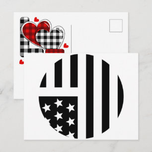 Cartão Postal De Festividades Bandeira dos EUA 2026 – Ousada Bandeira Americana 