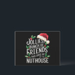 Cartão Postal De Festividades Bando De Amigos Xmas Que Correspondem A Sarcástico<br><div class="desc">Bando De Amigos Xmas Que Correspondem A Sarcástico</div>