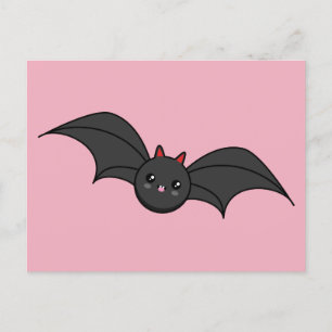Cartão Postal De Festividades Bat Bonito