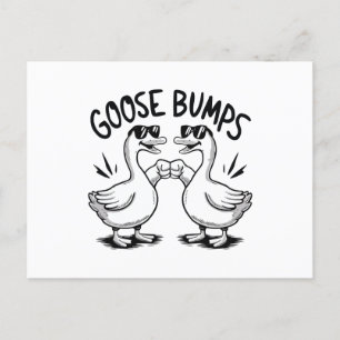 Cartão Postal De Festividades Batidas de ganso