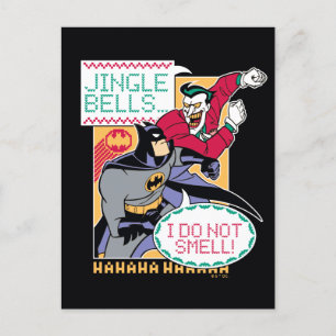 Cartão Postal De Festividades Batman   Jingle Bells, Eu Não Cheiro!