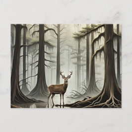 Cartão Postal De Festividades Bayou Deer
