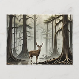 Cartão Postal De Festividades Bayou Deer