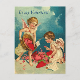 Cartão Postal De Festividades Be My Valentine! Postcard