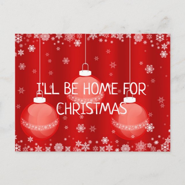 Cartão Postal De Festividades Beautiful Expressions Holiday Postcard (Frente)