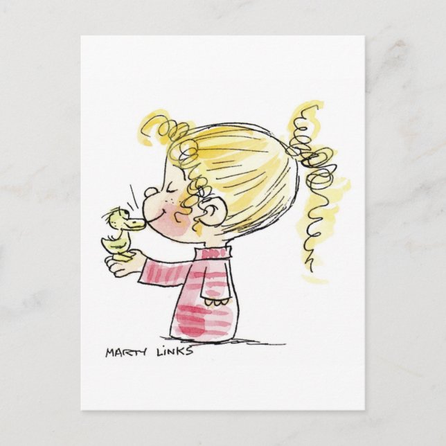 Cartão Postal De Festividades Beijo de Páscoa EAS-009 (Frente)