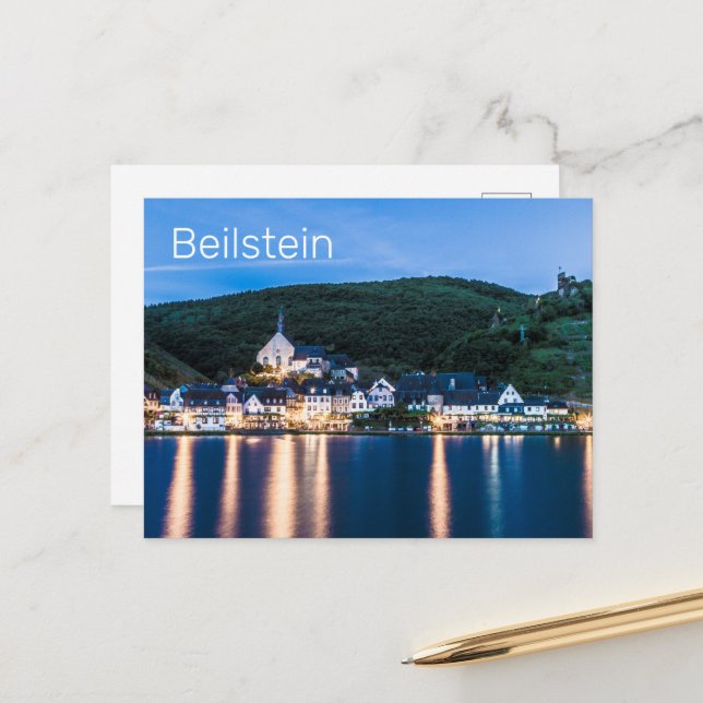 Cartão Postal De Festividades Beilstein Moselle Renânia-Palatinado Alemanha (Frente/Verso In Situ)