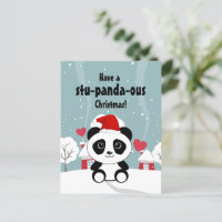 Bela Panda De Bebê Em Cinza De Inverno