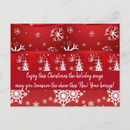 Cartão Postal De Festividades Belas Expressões - Cartão de Boas Festas