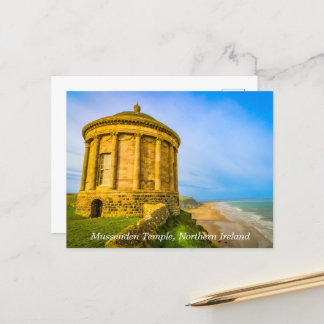 Cartão Postal De Festividades Beleza eterno do Templo Mussenden