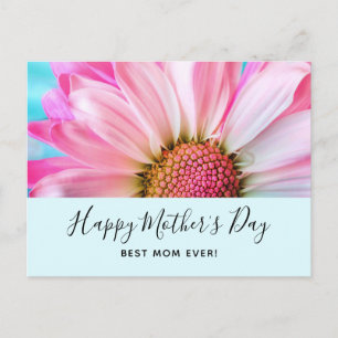 Cartão Postal De Festividades Belo Dia de as mães de Fotografias Rosa Fechar