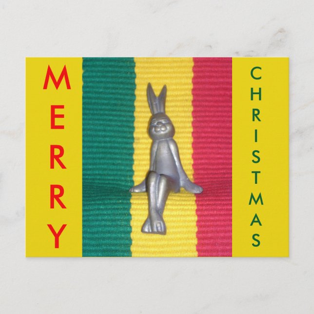 Cartão Postal De Festividades Belo Rabbit Kingston Jamaica (Frente)