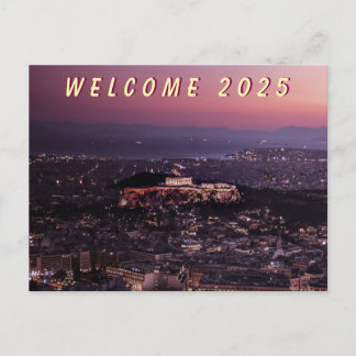 CARTÃO POSTAL DE FESTIVIDADES BEM-VINDO 2025