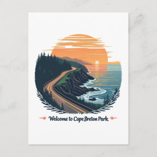 Cartão Postal De Festividades Bem-vindo ao Parque Nacional das Terras Altas de C