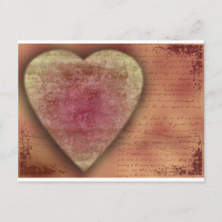 Cartão Postal De Festividades Big Wedding (or Valentine) Heart