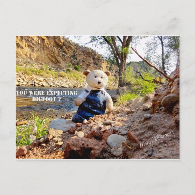 Cartão Postal De Festividades "Bigfoot" Holiday Card (Frente)