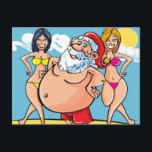 Cartão Postal De Festividades biquíni Beach santa claus<br><div class="desc">papais noeis de praia, natal, natal engraçado, areia, papais noeis, aplausos, tropicais, férias, xmas, papais noeis da califórnia, papais noeis da flórida, papais noeis do hawaii, july de natal, biquíni bebês maiô- "papais noeis do hawaii""papais noeis da califórnia""papai noel do hawaii""papai noel tropicais""papai noel papais noeis" "christmas july" papai noel...</div>
