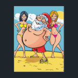 Cartão Postal De Festividades biquíni Beach santa claus<br><div class="desc">papais noeis de praia, natal, natal engraçado, areia, papais noeis, aplausos, tropicais, férias, xmas, papais noeis da califórnia, papais noeis da flórida, papais noeis do hawaii, july de natal, biquíni bebês maiô- "papais noeis do hawaii""papais noeis da califórnia""papai noel do hawaii""papai noel tropicais""papai noel papais noeis" "christmas july" papai noel...</div>