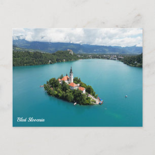Cartão Postal De Festividades Bled Eslovênia