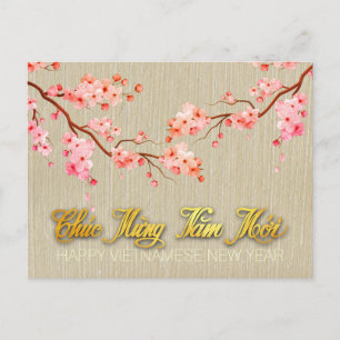 Cartão Postal De Festividades Blossom Tet Hoa Anh Dao Vietnamita Ano Novo HP2a