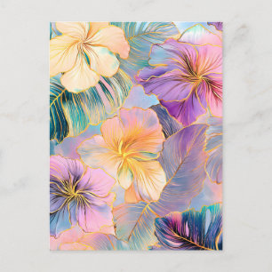 Cartão Postal De Festividades Blush Bloom Exotic Deixa Flor