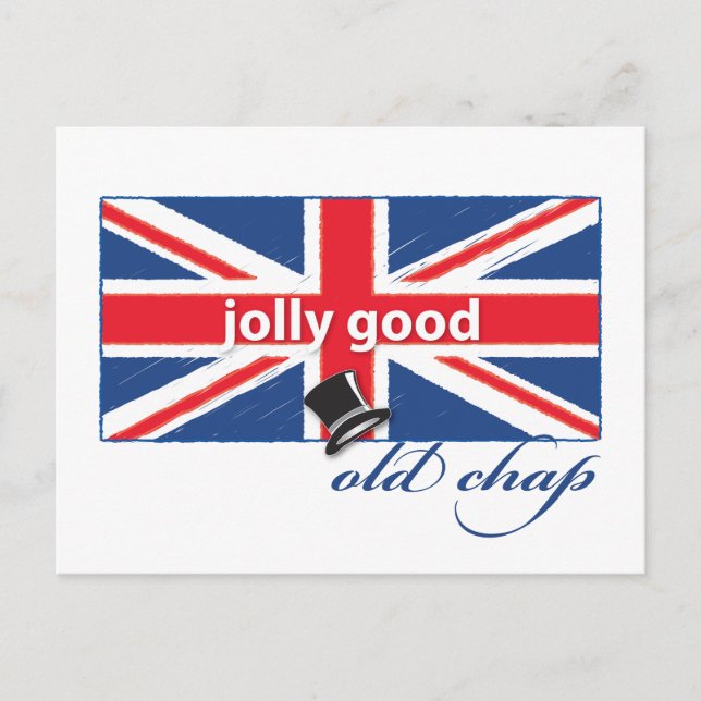 Cartão Postal De Festividades Bom velho rapaz! (Frente)