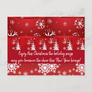 Cartão Postal De Festividades Bonitas Expressões - Cartão-postal de Férias