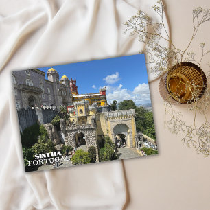 Cartão Postal De Festividades Bonito Castelo Sintra Portugal Fotografia, Viagem