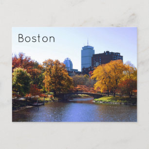 Cartão Postal De Festividades Boston