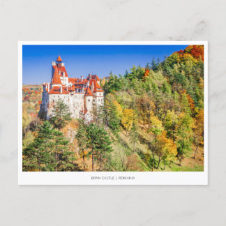 Cartão Postal De Festividades Bran Castle, Transilvânia, Romênia