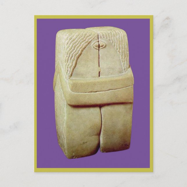 Cartão Postal De Festividades Brancusi, The Kiss, Fine Art,  (Frente)