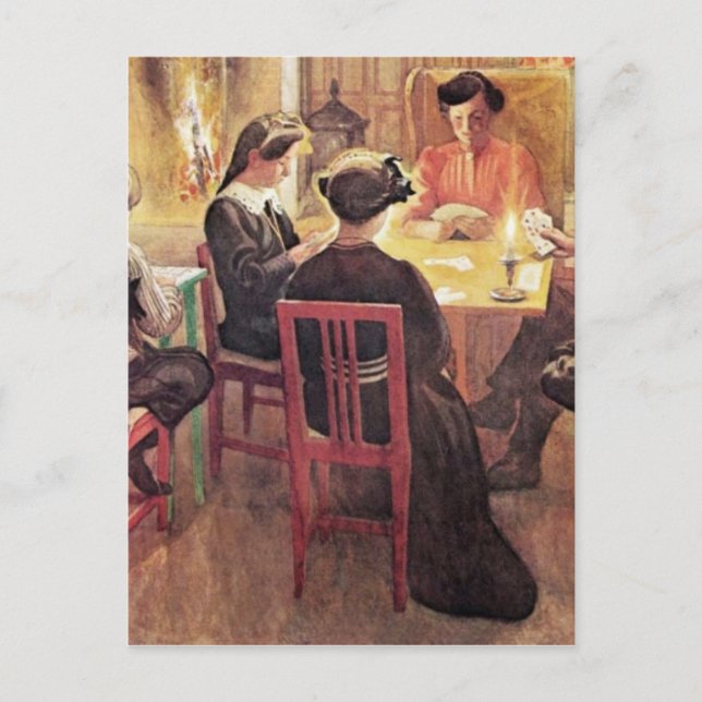 Cartão Postal De Festividades Break Natal 1909 (Frente)