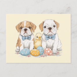 Cartão Postal De Festividades Bullets Ingleses da páscoa