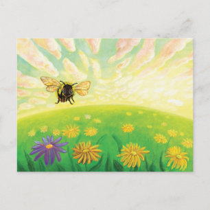Cartão Postal De Festividades Bumblebee no Horizonte