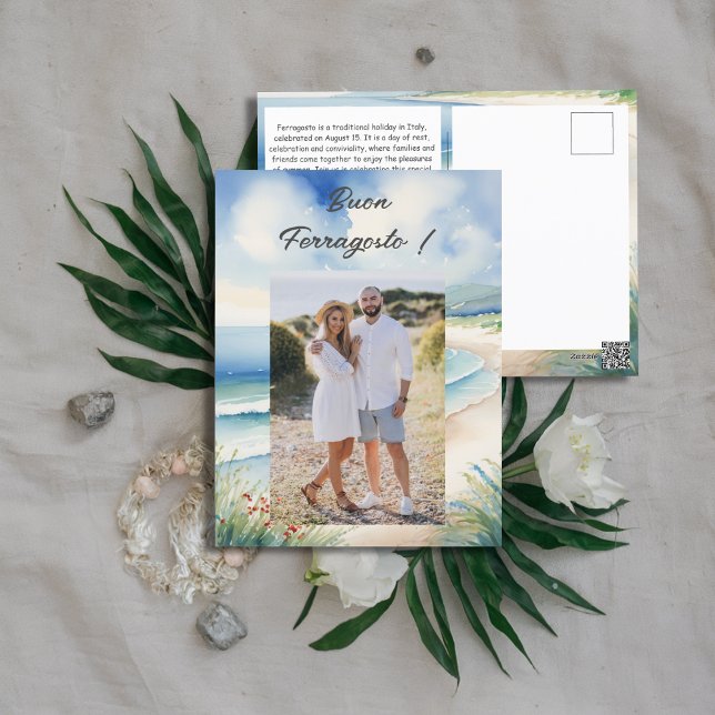 Cartão Postal De Festividades Buon Ferraguitalian Celebration (Criador carregado)