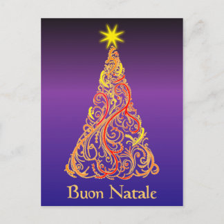 Cartão Postal De Festividades Buon Natale