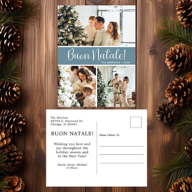 Cartão Postal De Festividades Buon Natale 3 Foto (Criador carregado)