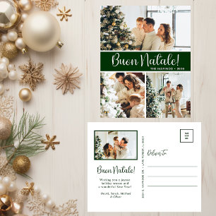 Cartão Postal De Festividades Buon Natale 4 Foto