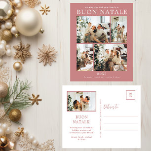 Cartão Postal De Festividades Buon Natale 5 Foto
