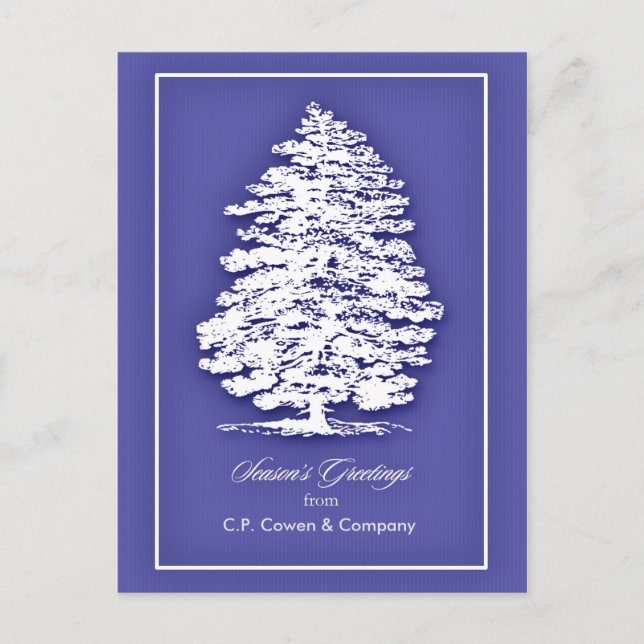 Cartão Postal De Festividades Business Christmas Postcard / Season's Greetings (Frente)