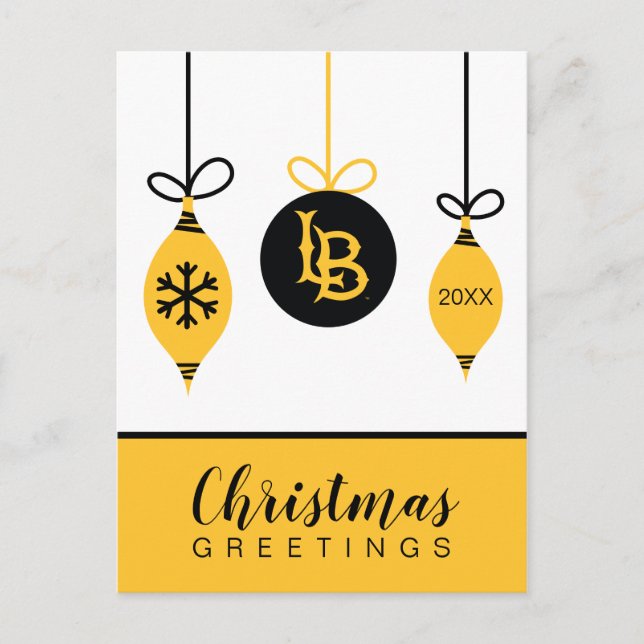 Cartão Postal De Festividades Cal State Long Beach (Frente)