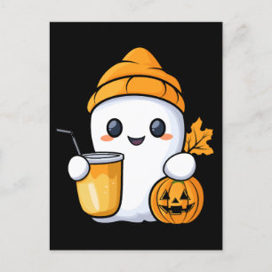 Cartão Postal De Festividades Calça Quente Quente de Café Enchido