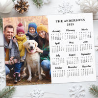 Calendário de 12 Meses Personalizado da Família Si