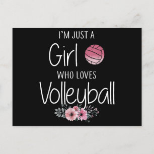 Cartão Postal De Festividades Camisa De Voleibol Para Mulheres Adolescentes Fofo
