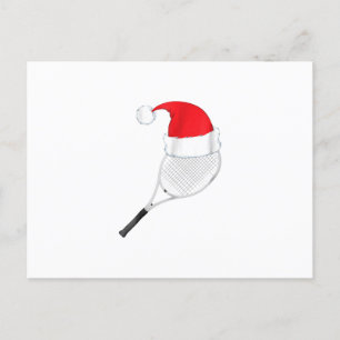 Cartão Postal De Festividades camisa feia de natal engraçada de tênis santa
